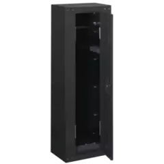 8 Weapon Security Cabinet Safe Steel Foam Padded Bottom Holds Up to 53" Tall