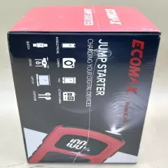 ECOMAX ECA80 JUMP STARTER 1500A PEAK 1500MAH STARTER BATTRERY (MVP023909)