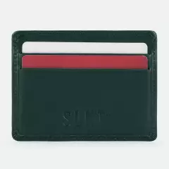 SLNT Card Holder RFID Wallet, Olive, SPW-SCOL