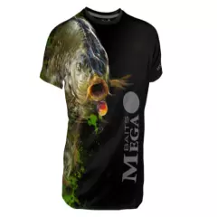 Dragon Breathable T-shirt Megabaits Carp Black M-XXL Modern cut NEW 2022