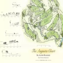 Augusta Chart — Course Plan (Map) FRAMED Limited Edition of 250 Prints