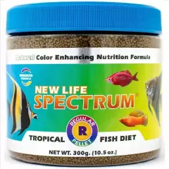 New Life Spectrum Regular Pellet Sinking Pellet Tropical Fish Food 1mm 300g