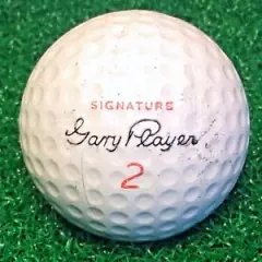 Vintage GARY PLAYER SIGNATURE SHAKESPEARE Golf Ball #2 Made in U.S.A.