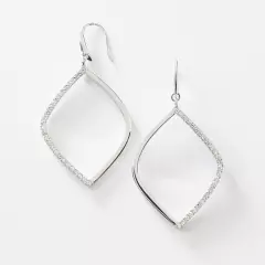 Touchstone Crystal Open Drop Earrings