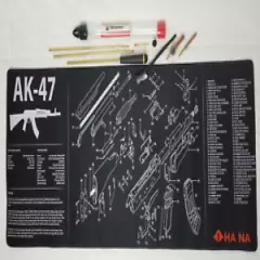 Gun Cleaning Mat And Hana World Ak Cleaning Kit (Mat Size16"x35")