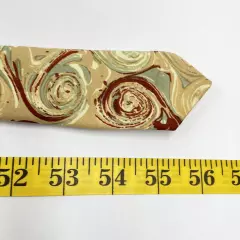 Vintage Beau Brummel Abstract Art Psychedelic Swirl Necktie Tie Men's 4" x 56"