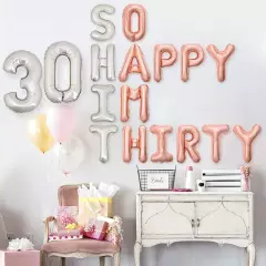 30th Birthday Balloons Funny 30th Birthday Decorations for her-So Happy IM Th...