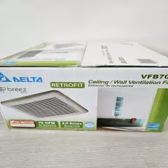 Delta Breeze Slim Retrofit Ceiling Wall Ventilation Fan VFB70F New 