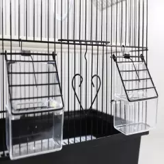 House Style Black Bird Cage