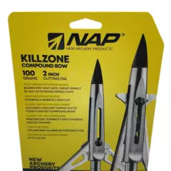 New Archery Products NAP Killzone Compound Bow Mechanical Broadheads 100 Grains