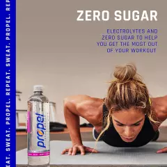 Propel, Grape, Zero Calorie Sports Drinking Water with Electrolytes and Vitamins