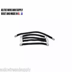 # 1 Awg HD Golf Cart Battery Cable 5 pc HD E-Z-GO 1994/UP BLACK SET U.S.A MADE