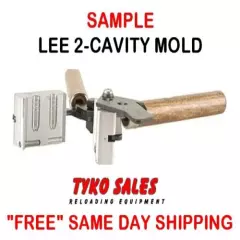 LEE 90361 * 2-CAVITY MOLD * 312-160-2R * .312 DIA * 160 GR * ROUND NOSE * 90361