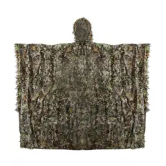 Tactical Leaf Poncho Camouflage Military Hunting Ghillie Suit 3DMaple Leaf Cape