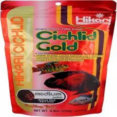 Hikari 8.8-Ounce Cichlid Gold Floating Pellets for Pets, Medium