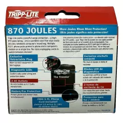 Tripp-Lite The Traveler 870 Jules 2 AC Outlet Travel Adapter NIB