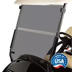 Club Car Precedent (04-21) Golf Cart Fold Down Windshield - Tinted