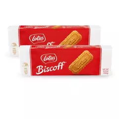 Lotus Biscoff Cookies Family Pack 8.8 Oz (Pack of 2) Two-Set