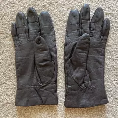 Thinslate Women’s Size 7 Leather Gloves Dark Brown