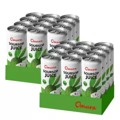 Omura Real Soursop Graviola Juice with Pulp 11.3 FL. Oz.