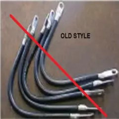 Top Quality Battery Cable Set 5,Yamaha G2 G9 Golf Cart 16006 (5-12" 6 Ga.)