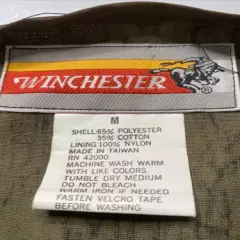 Vintage Winchester Camouflage Hunting Vest Ammo Pockets Men Size medium