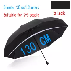 Super Large Folding Umbrella Windproof Fold Business Sun Rain Travel Whole Famil