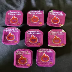 McDonald's Sweet & Spicy Jam Dipping Sauce (Lot of 8) Limited Edition Time