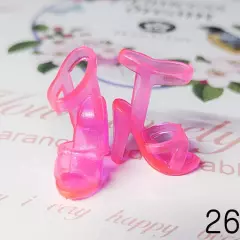 2Pairs White High Heel 1/6 Doll Shoes Boots Sandals For 11.5" Doll Toy Shoes