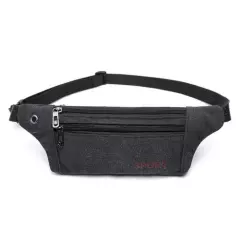 Canvas Fanny Waist Pack Male Waist Bags Belt Canvas Hip Bum Military Bag Po`SS