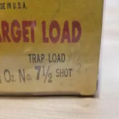 VINTAGE WESTERN XPERT 12 GA. 7 1/2 Shot SUPER TARGET LOAD EMPTY BOX "TRAP LOAD"