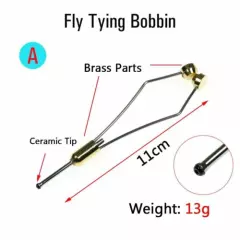 1 Piece Fly Tying Bobbin Threader/Whip Finisher/Bobbin Thread Holder/Tying Vise