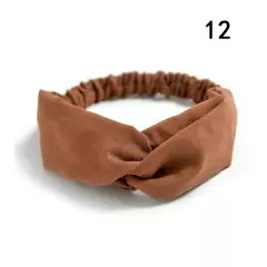 Elastic Stretch Knot Headbands Head wrap For Women Twist Cross Knotted Hairband@