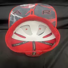 Nike Air Jordan Jumpman Flat Bill SnapBack Red/Black Cap With Print Under Bill