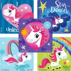 20 Whimsical Fairy Tale Mystical Unicorn Stickers Party Favors Teacher Supply