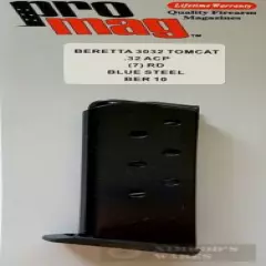 TWO ProMag BERETTA 3032 Tomcat .32 ACP 7 Round MAGAZINES BER10 FAST SHIP