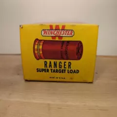 VINTAGE WINCHESTER Ranger Super Target Load 12 Ga Empty Shotshell Box Only