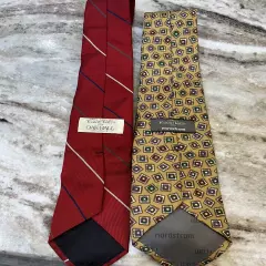 Robert Talbot For Nordstrom Silk Neck Tie Men's Lot Of 2 end Of Sunmer Sale￼