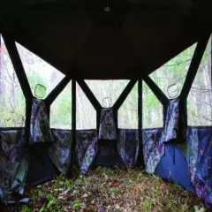 NEW Barronett Pentagon PT550BW Bloodtrail Backwoods Ground Blind 3-Man Hunting 