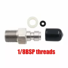 .PCP 8mm Male Quick Head Connection Way Foster Stainless Steel Fill Nipple !