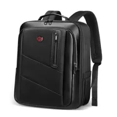 Business Expandable Laptop Backpack, Water Resistant Computer 15.6“ Black