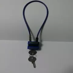 Mossberg Blue Cable Gun Lock With 2 Keys. Used. 2 available, priced separate