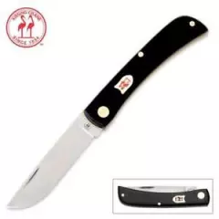 Kissing Crane Black Sodbuster Farmer Folder Pocket Knife KC5011 NEW Dirtbuster