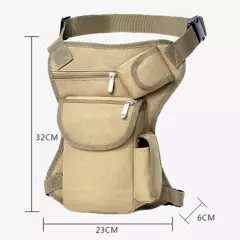 Tactical Molle Drop Leg Bag Waterproof Men Military Waist Pack Belt Pack Hunting