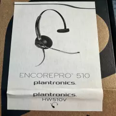 Poly EncorePro HW510V Monaural Voice Tube Headset