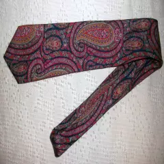 LIBERTY of London Men's Vintage Silk Paisley Necktie USA Made