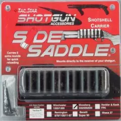 TacStar 1081159 Tactical SideSaddle Mossberg Shotshell Carrier 12 Ga 6 Rds Black