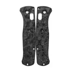 Flytanium Raindrop Carbon Fiber Scales for Benchmade Bugout Knife Matte FLY-794