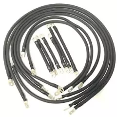 # 2 Awg HD EZGO TXT FLEET Golf Cart Battery Cable 13 pc Set U.S.A MADE