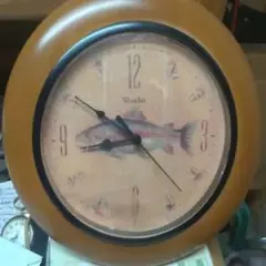 WALL CLOCK FOR THE FISHERMAN WHO HAS EVERYTHING ELSE